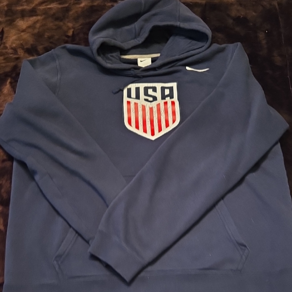 Nike Team USA Men's Navy Hoodie